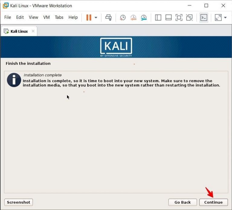 kali linux virtualbox image password and username