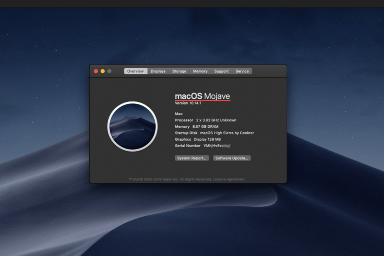 how to upgrade from high sierra to mojave