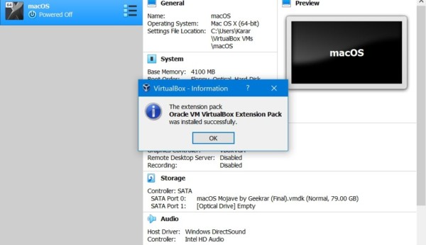 how to use virtualbox extension pack