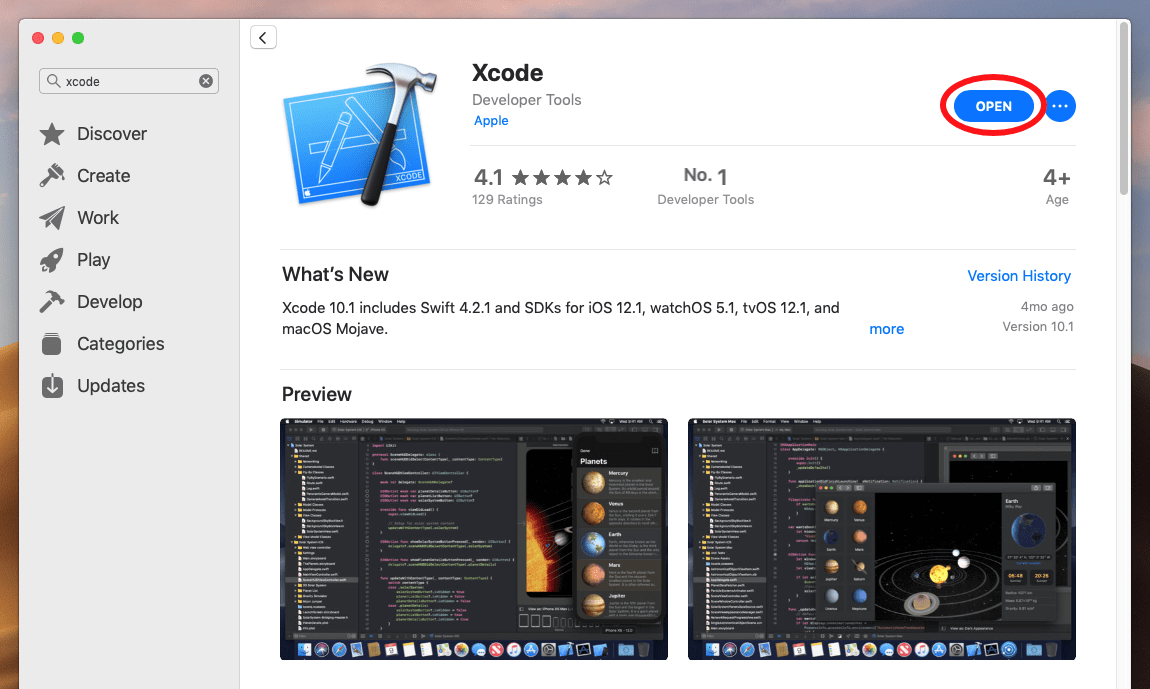 xcode 12 single view app