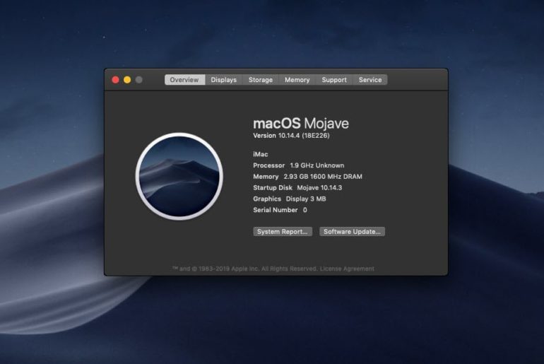 Mojave download the last version for ipod