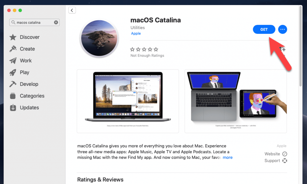 how to upgrade from macos high sierra to catalina