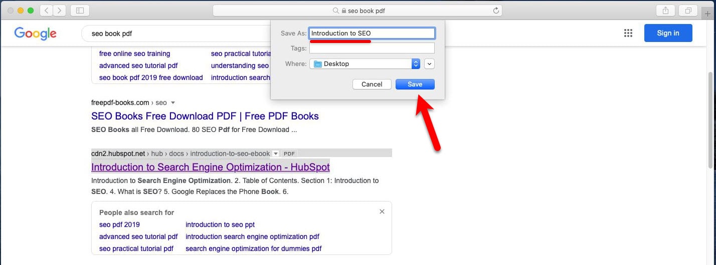 how to download and save as pdf file.