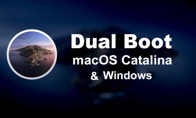 dual boot macos and windows 10